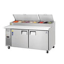 Everest EPPR2 71" Double Door Pizza Prep Table