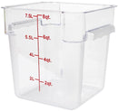 Thunder Group PLSFT008PC 8 QT Clear  Polycarbonate  Food Storage Containers