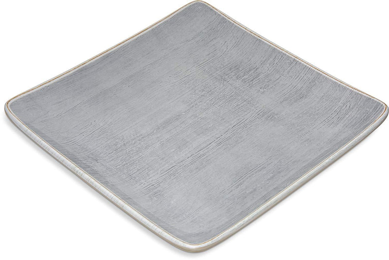 Carlisle Grove 6400918 Melamine Square Plate 9" Smoke