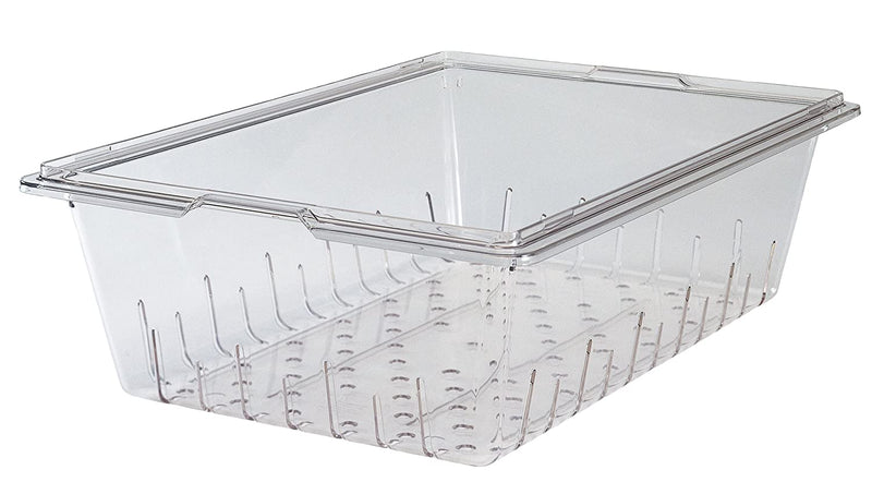 Cambro 18X26X5" Clear Colander Food Box (1826CLRCW135)