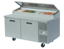 Refrigerated Raised Rail Prep Table