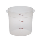 Winco PPRC-8W 8 Qt. White Food Storage Container