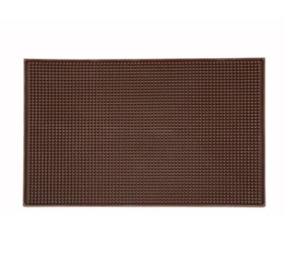 Winco BM-1812B Brown 18" X 12" Service Mats