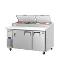 Everest EPPSR2 60" Double Door Pizza Prep Table
