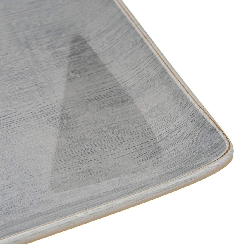 Carlisle Grove 6400918 Melamine Square Plate 9" Smoke