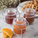 Carlisle 457307 Chrome Plated Wire Caddy with 3 Jars