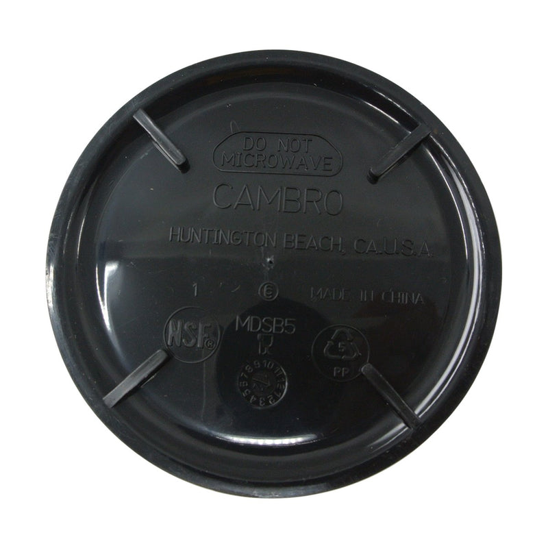 Cambro MDSB5 Black Insulated Footed Bowl 5 oz