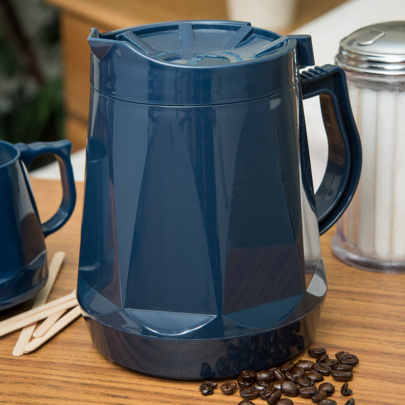 Carlisle Dinex DX115050 Midnight Blue Insulated Beverage Server Half Liter