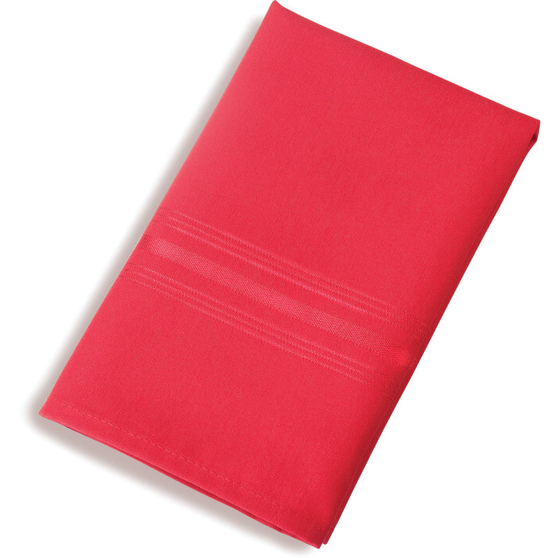 Carlisle Softweave 53761822NH001 Tone on Tone Epicure Red Napkins 18" x 22"