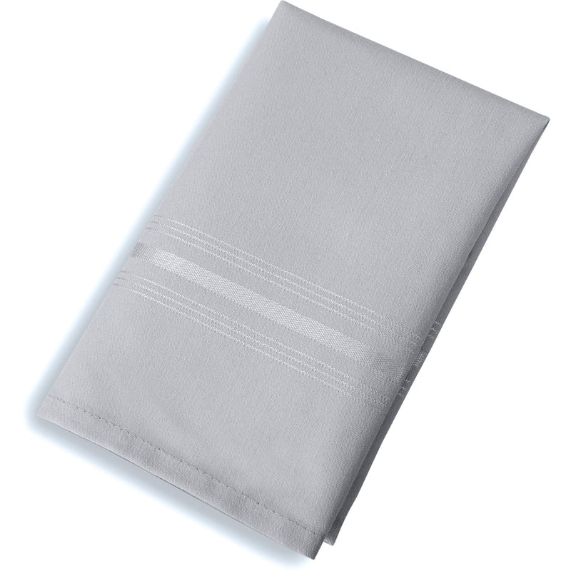 Carlisle Softweave 53761822NH512 Tone on Tone Epicure Gray Napkins 18" x 22"