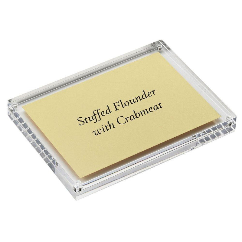 Tablecraft ACH57 Rectangular Magnetic Card Holder 5" x 7"