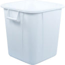 Carlisle 341528-02 28 Gallon White Square Waste Container