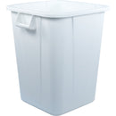 Carlisle 341540-02 40 Gallon White Square Waste Container