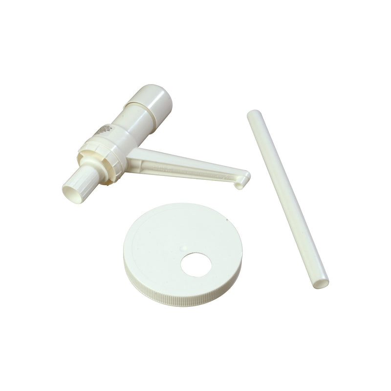 Carlisle 38610110P White 9" Dip Tube Pump and Lid