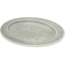 Carlisle Grove 6402118 Smoke Melamine Oval Platter 20" x 14"