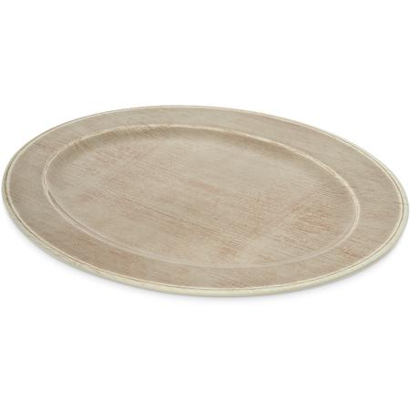 Carlisle Grove 6402170 Adobe Melamine Oval Platter 20" x 14"