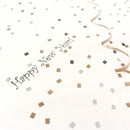 Carlisle Dinex DXHS470I001 Confetti & Streamers Design Tray Cover - 100 Pack