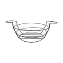 Tablecraft H711182 Round Chrome Basket 11" x 8"