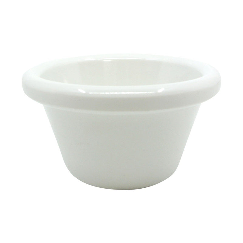 Tablecraft RAM3B 3 Oz Plain Ramekin Melamine Bone