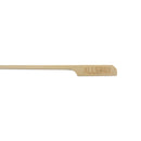 Tablecraft 7" Bamboo Paddle Picks Allergy (BAMP7A)
