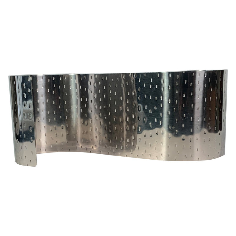 Tablecraft RR1255 Small Stainless Steel Remington Riser 12.75" x 5.25" x 5"
