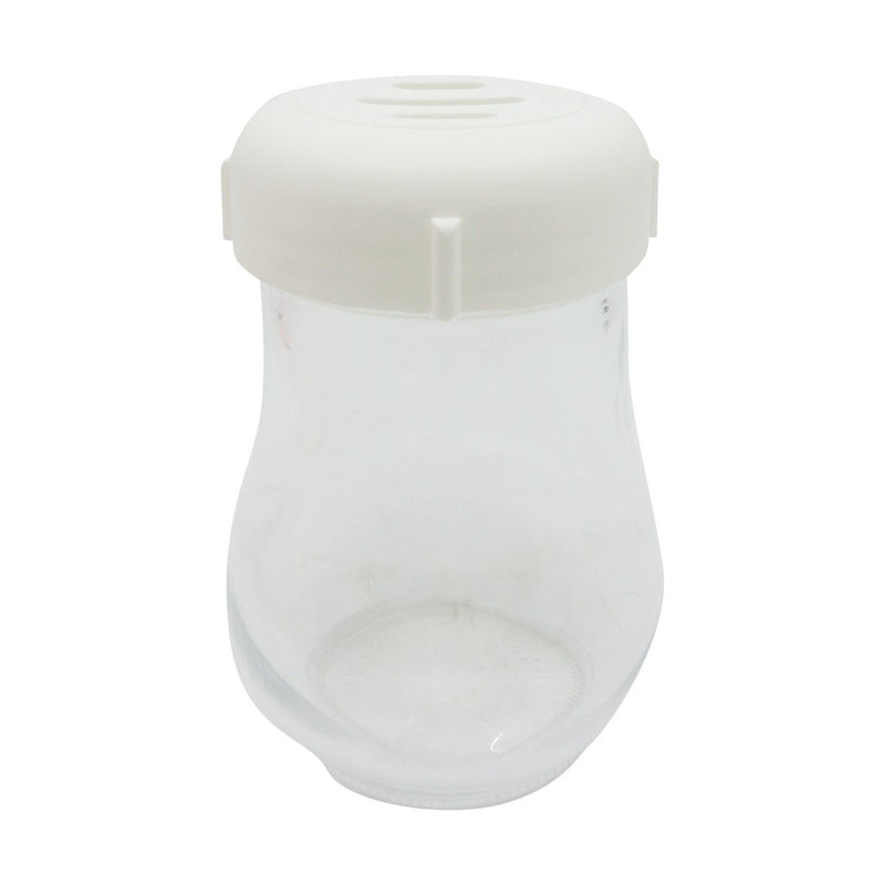 American Metalcraft 6 Oz Cheese Shaker with White Plastic Slotted Top