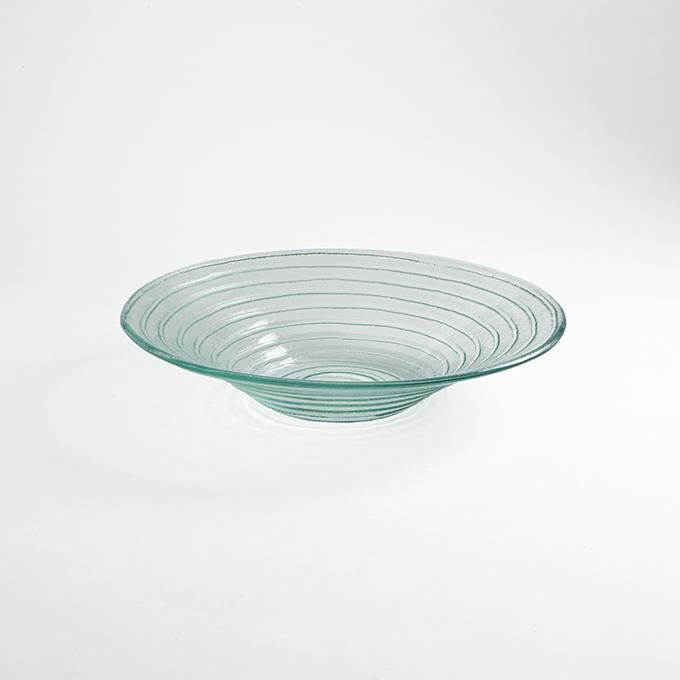 American Metalcraft GBG14 14" Green Glass Bowl