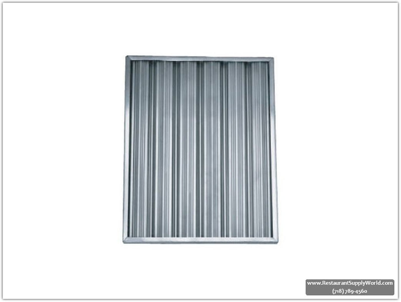 Krowne A2520 Aluminum Grease Filters 25"H x 25"W (Qty of 2) A2520-2