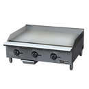 Adcraft - BDCTG-36T - Black Diamond Thermostatic Gas Griddle 36"