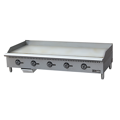 Adcraft - BDCTG-60T - Black Diamond Thermostatic Gas Griddle 60"