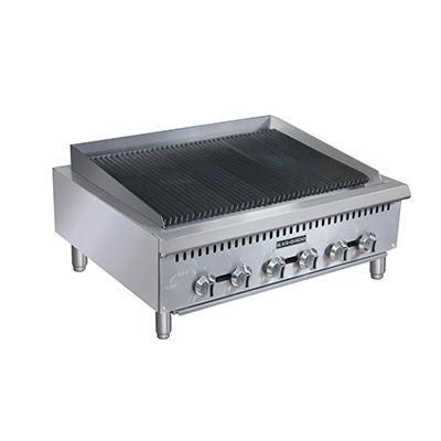Adcraft - BDCTC-36 - Black Diamond Charbroiler Countertop 36"