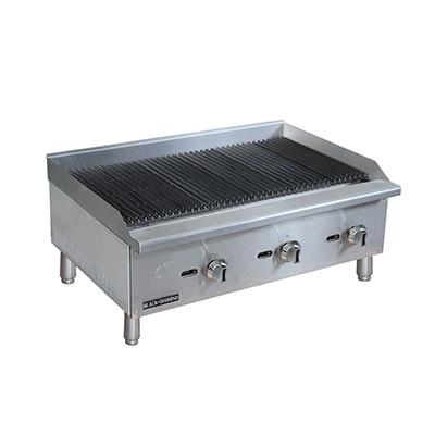 Adcraft - BDECTC-36/NG - Black Diamond Charbroiler Countertop 36"
