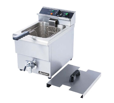 Adcraft - DF-12L - Admiral Craft|Df-12L|Quickship Deep Fryer Electric 15 Lbs Commercial Stainless Steel