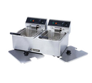 Adcraft - DF-6L/2 - Admiral Craft|Df-6L/2|Quickship Double Deep Fryer Electric 25 Lbs Commercial Stainless Steel