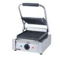 Adcraft - SG-811 - Admiral Craft|Sg-811|Quickship Sandwich Panini Grill Grooved Flat Cast Iron Plate Bottom Top Handle Thermostat