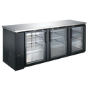 Adcraft - USBB-9028G - U-Star Back Bar Bottle Cooler 32.0 Cu. Ft.