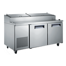 Adcraft - USPZ-2D - U-Star Refrigerated Pizza Prep Table 17.0 Cu. Ft.