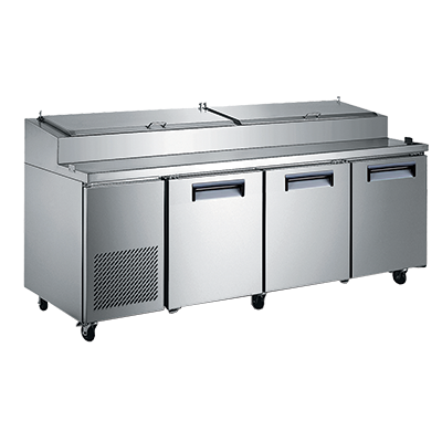 Adcraft - USPZ-3D - U-Star Refrigerated Pizza Prep Table 24.0 Cu. Ft.