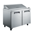 Adcraft - USSL-2D - U-Star Salad/Sandwich Refrigerated Prep Table 12.0 Cu. Ft.