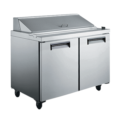 Adcraft - USSL-2D - U-Star Salad/Sandwich Refrigerated Prep Table 12.0 Cu. Ft.