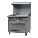 Adcraft - BDGR-3624G/NG - Black Diamond Range With Griddle 36"