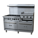 Adcraft - BDGR-6024GB/NG - Black Diamond Range With Elevated Griddle 60"