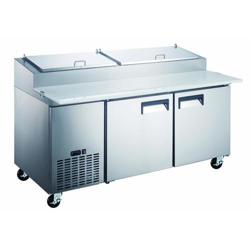 Adcraft - GRPZ-2D - Grista Refrigerated Pizza Prep Table 16.9 Cu Ft.