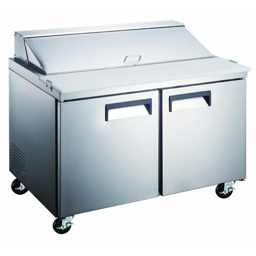 Adcraft - GRSL-2D/60 - Grista Refrigerated Salad/Sandwich Prep Table 15 Cu Ft.