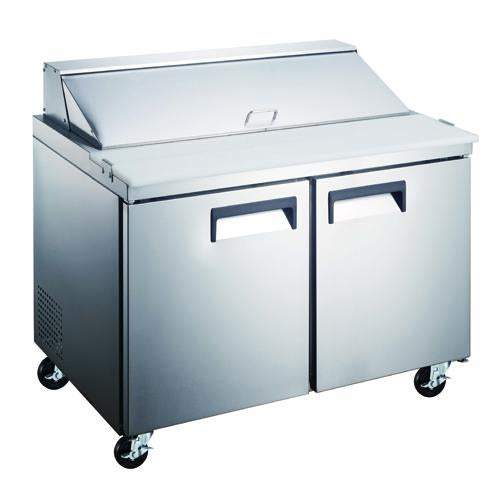 Adcraft - GRSL-2D - Grista Refrigerated Salad/Sandwich Prep Table 12 Cu Ft.