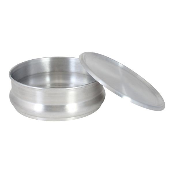 48 oz Stackable Aluminum Dough Pan, Qty of 3 ALDP048