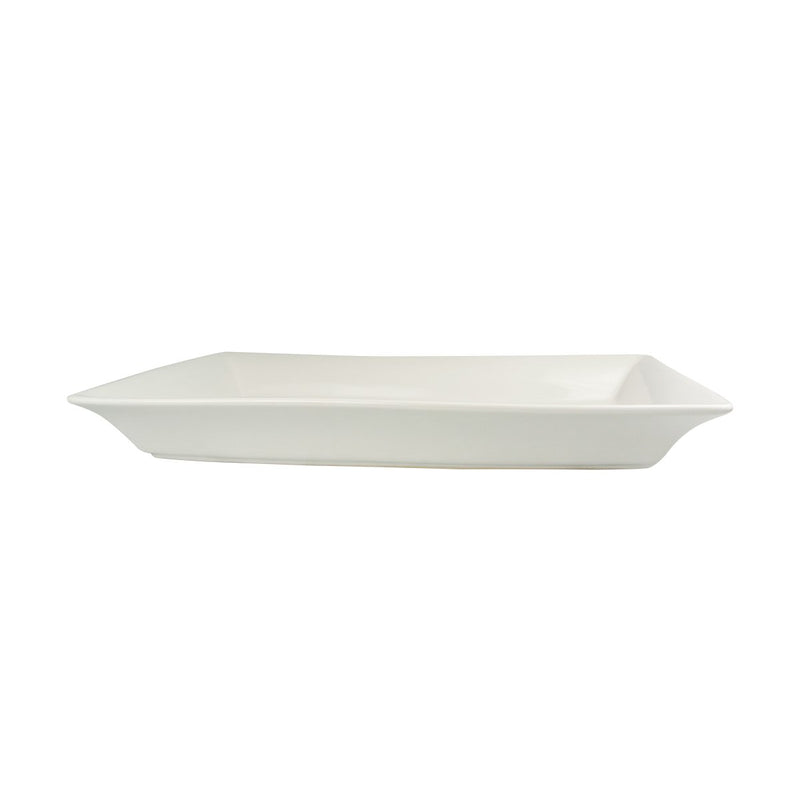 American Metalcraft CER21 White Rectangle Platter For IS12 & IS13