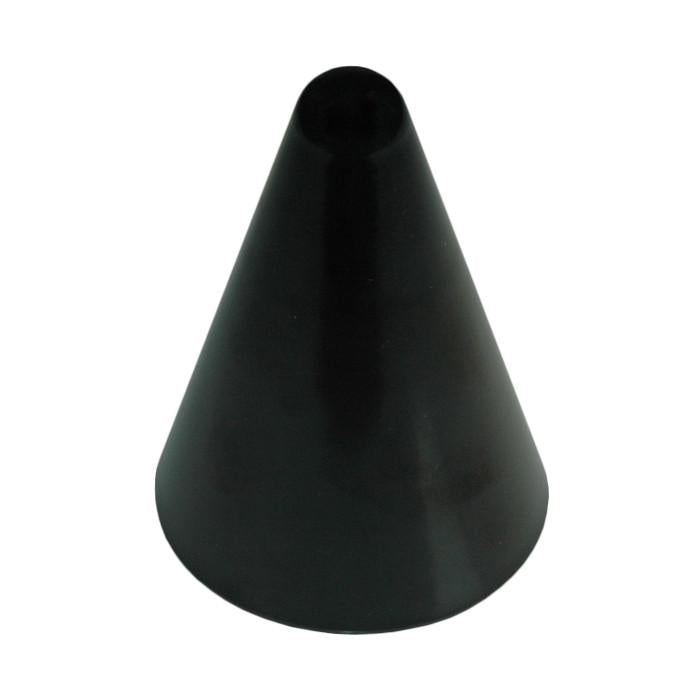 American Metalcraft MELFCB474 5.75 Oz Black Melamine Fry Cone