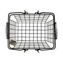 Rectangular Serving Basket With Handle 9" x 7" x 5"