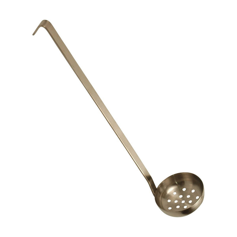 American Metalcraft FLP-1003 3 Oz Flat Bottom Perforated Ladle